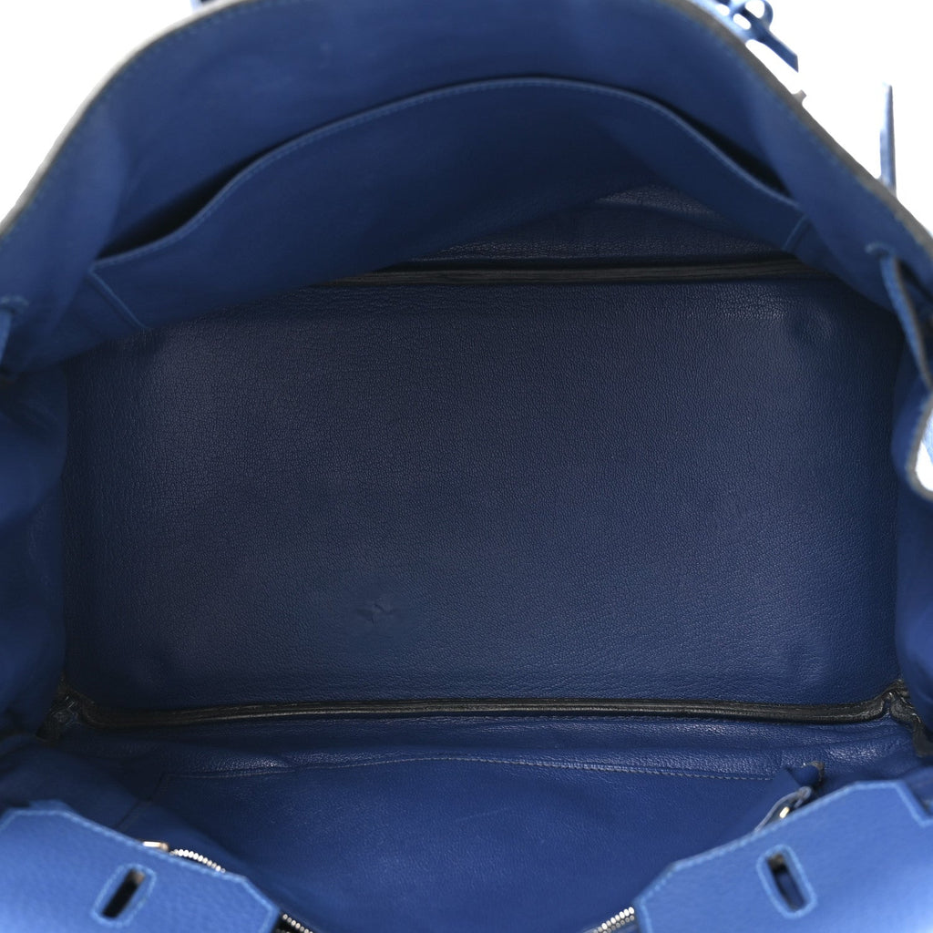 Togo Birkin 35 Bleu Thalassa