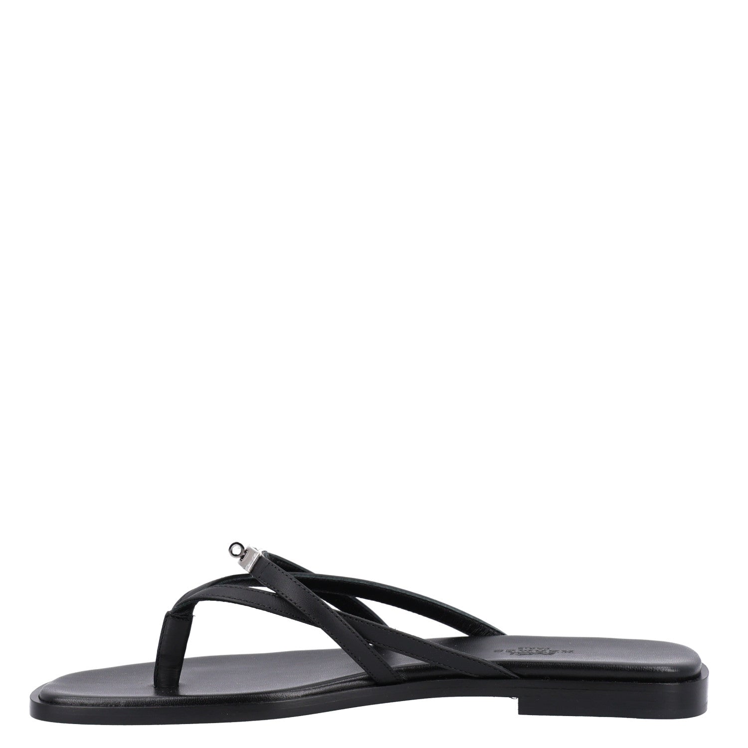 Calfskin Miss Sandals 37 Black
