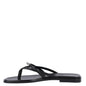 Calfskin Miss Sandals 37 Black