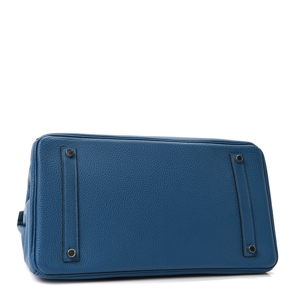 Togo Birkin 35 Bleu Izmir