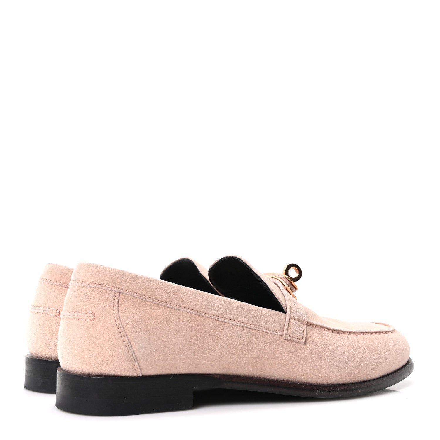 Suede Goatskin Womens Destin Loafer 35.5 Rose Opaline