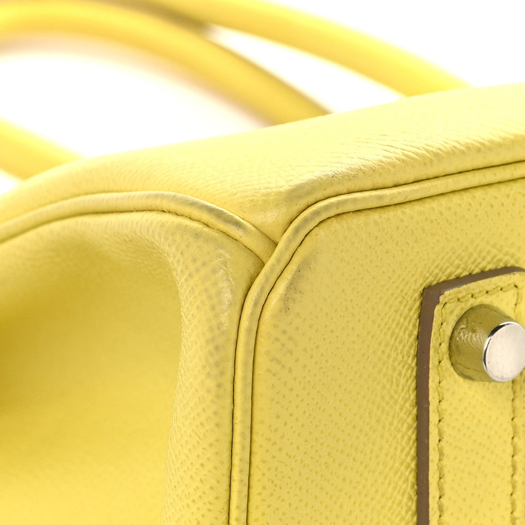 Epsom Birkin 35 Lime