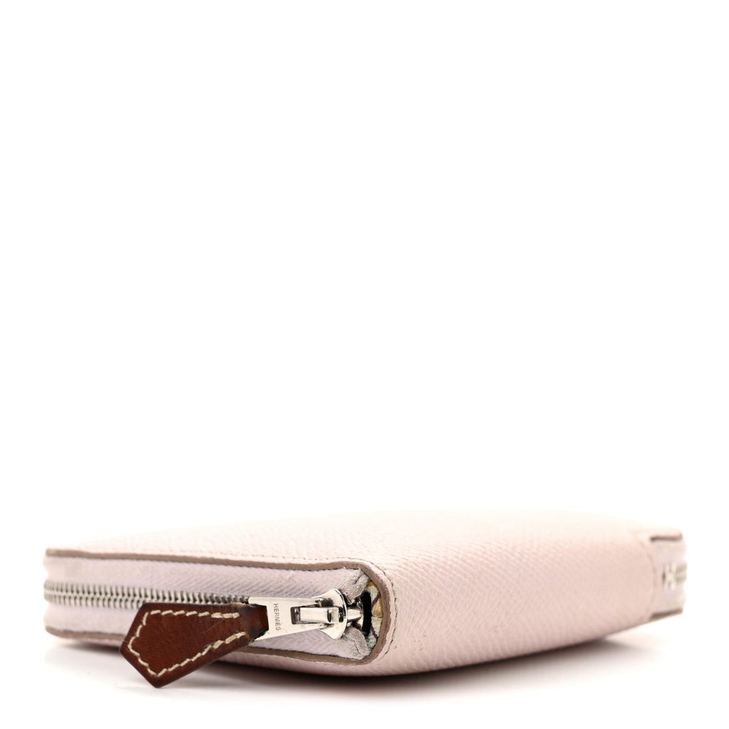 Epsom Silk'In Compact Wallet Mauve Pale Vert Pale