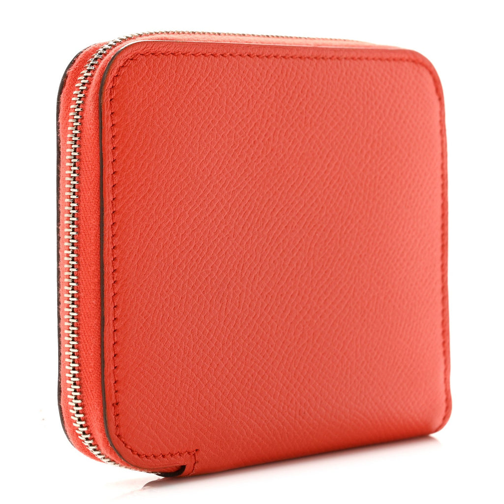 Epsom Silk'In Compact Wallet Orange Poppy