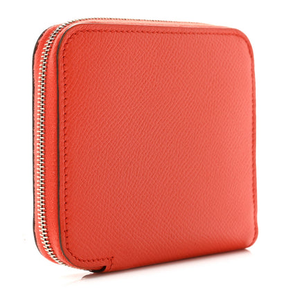 Epsom Silk'In Compact Wallet Orange Poppy