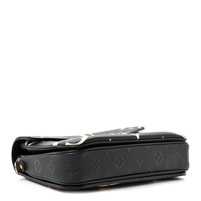 Empreinte Monogram Giant Crafty Pochette Metis Black Creme