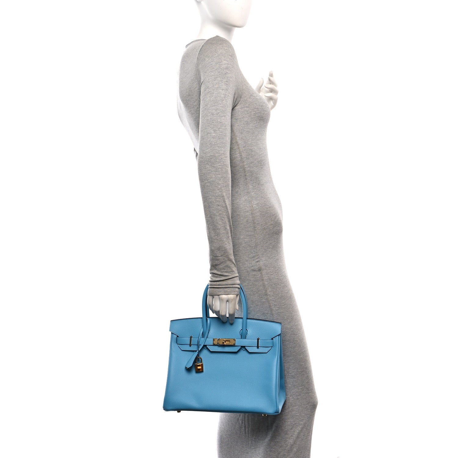 Epsom Birkin 30 Bleu Du Nord