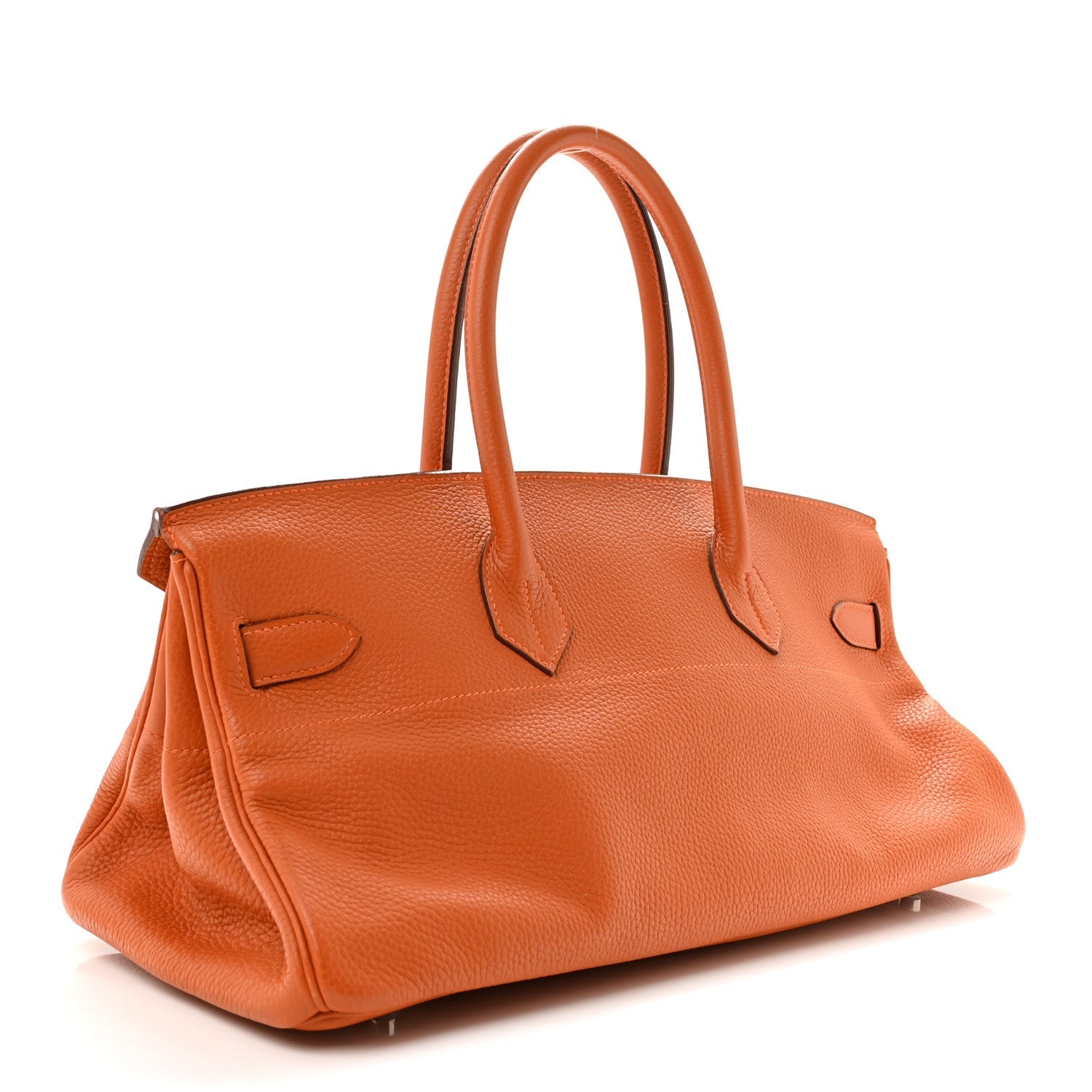 Taurillon Clemence JPG Birkin 42 Orange