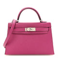 Epsom Mini Kelly Sellier 20 Rose Pourpre