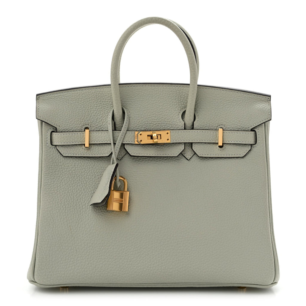 Togo Birkin 25 Gris Neve