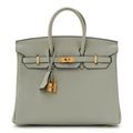 Togo Birkin 25 Gris Neve