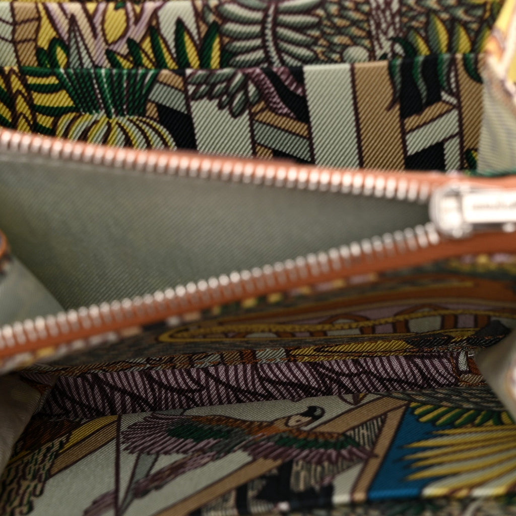 Evercolor Barenia Silk'In Compact Wallet Gold