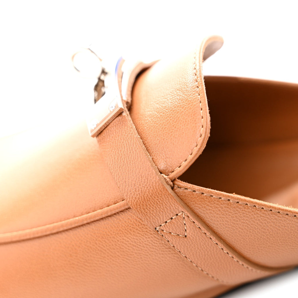 Goatskin Oz Mules 39.5 Naturel