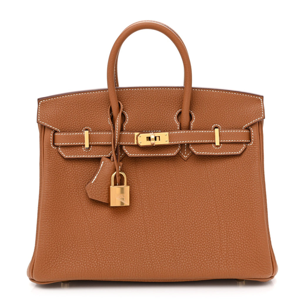 Togo Birkin 25  Gold