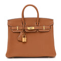 Togo Birkin 25  Gold