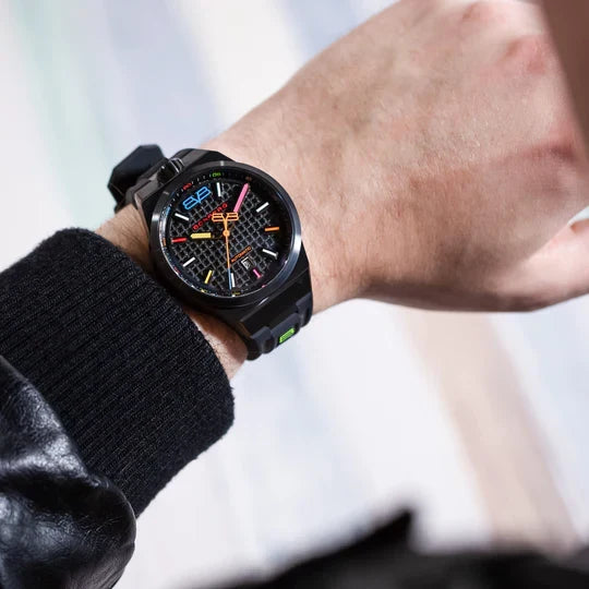 Bomberg Men's Watch BOLT-68 Neo Automatic Taipei Metropolis Black PVD