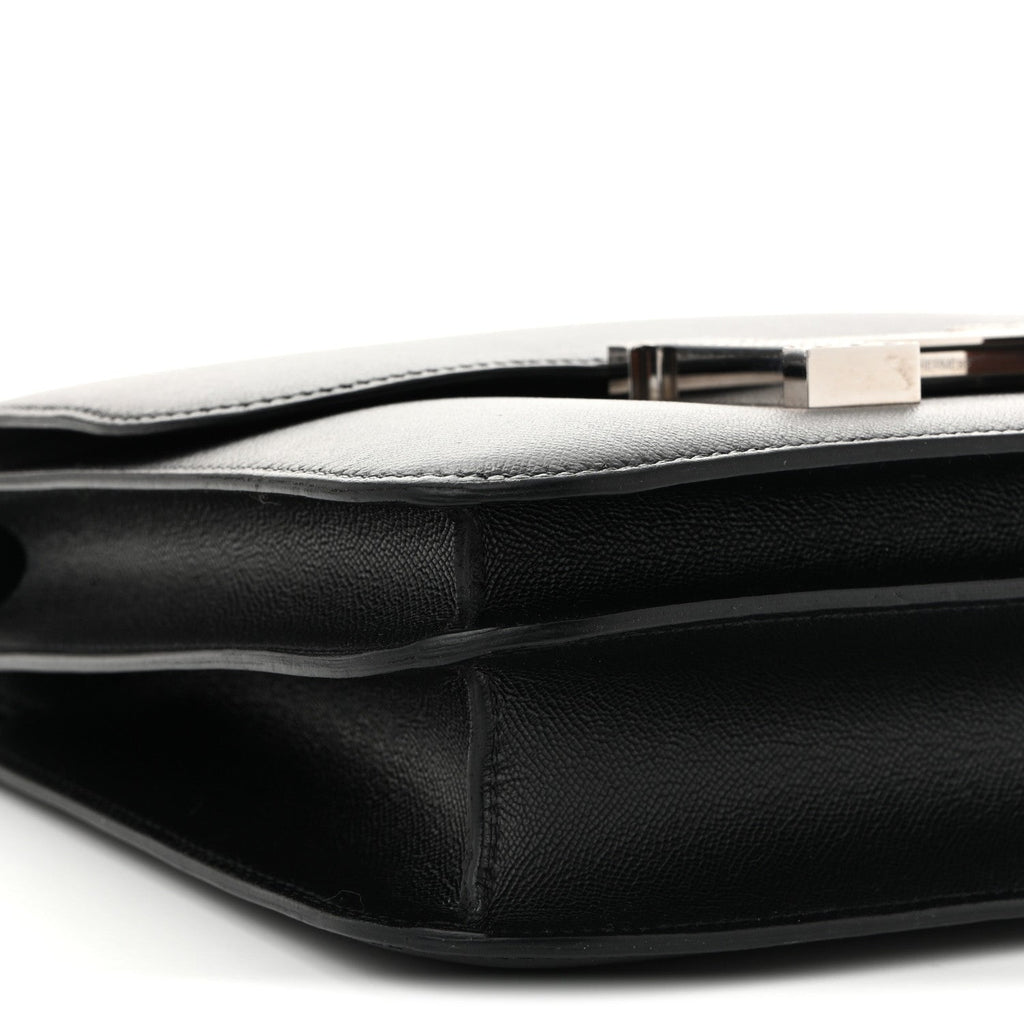Madame Calfskin Lizard Constance 24 Black Ombre
