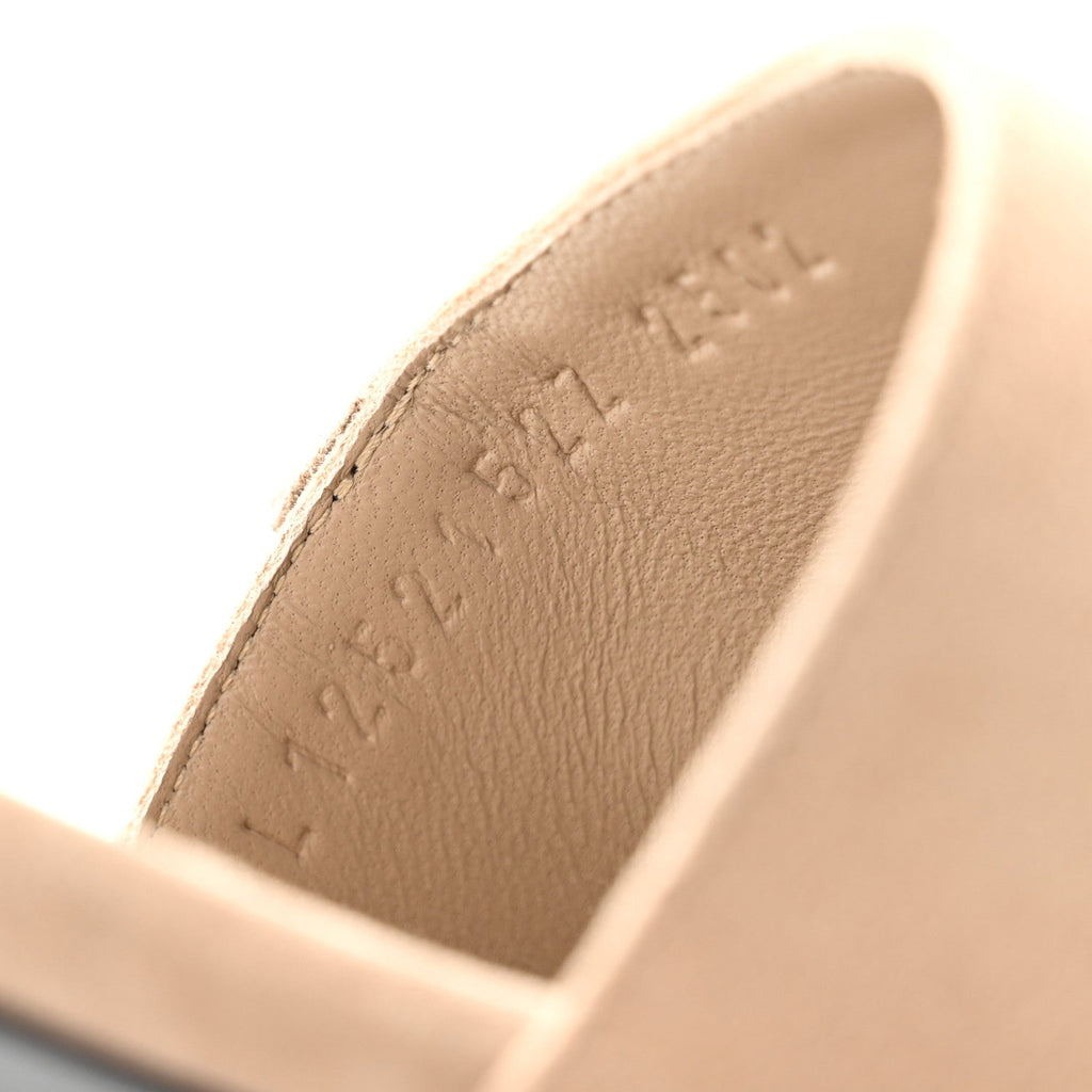 Suede Goatskin Gigi 50 Sandals 40 Beige Sable