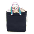Canvas Taurillon Silk Petit H Tote Multicolor