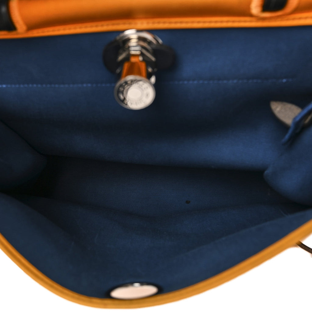Vache Hunter Toile Herbag Zip 31 PM Jaune D'Or Bleu Izmir