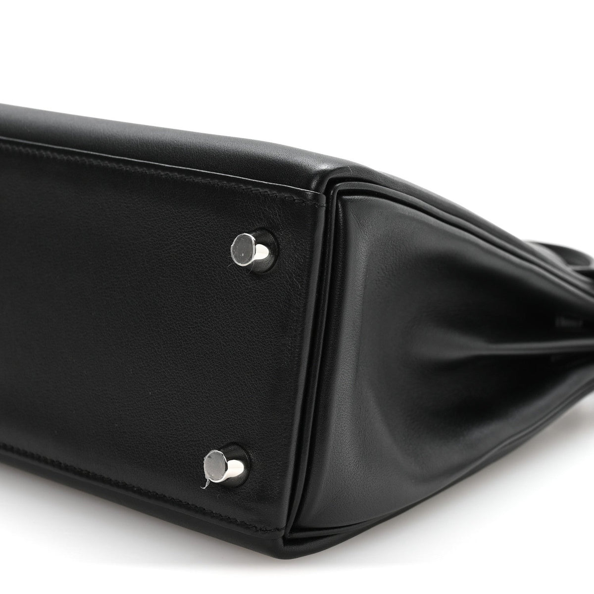 Cheri Calfskin Kelly Retourne 25 Black