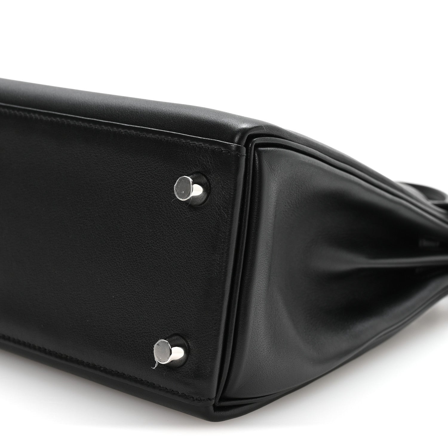 Cheri Calfskin Kelly Retourne 25 Black