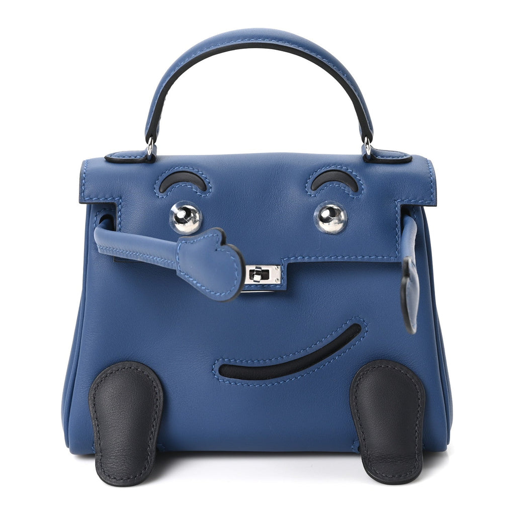 Swift Quelle Idole Kelly Doll Handbag Bleu Tie Caban