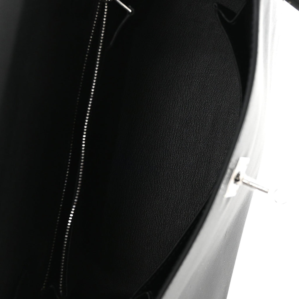 Cheri Calfskin Kelly Retourne 25 Black