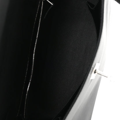 Cheri Calfskin Kelly Retourne 25 Black