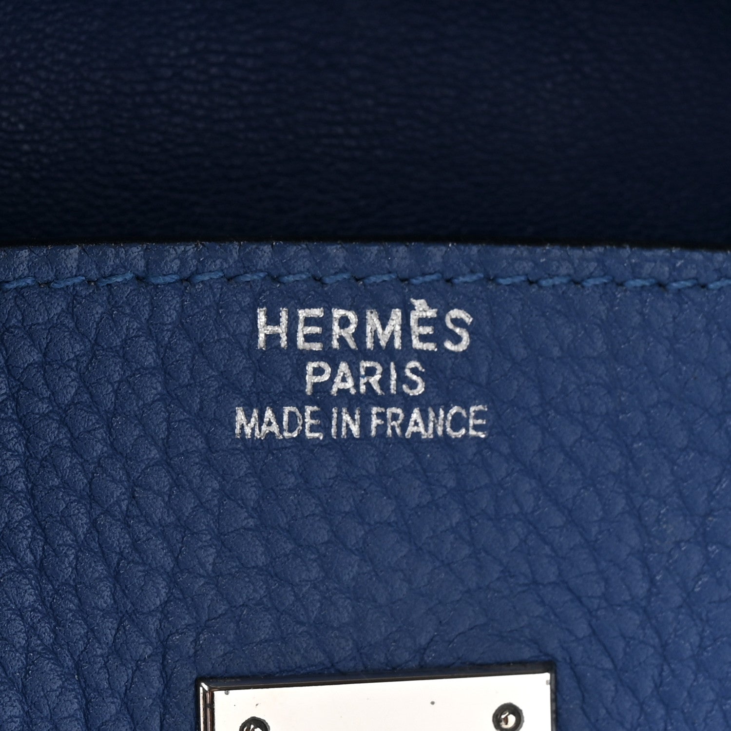 Togo Birkin 35 Bleu Thalassa