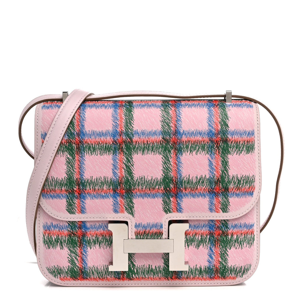 Swift Tartan Printed Constance 18 Mauve Pale