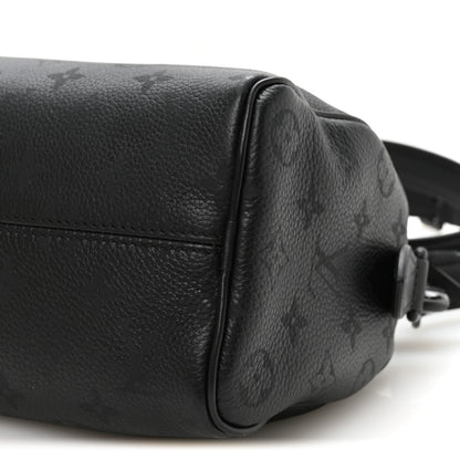 Calfskin Monogram Speedy P9 Bandouliere 20 Ultra Black