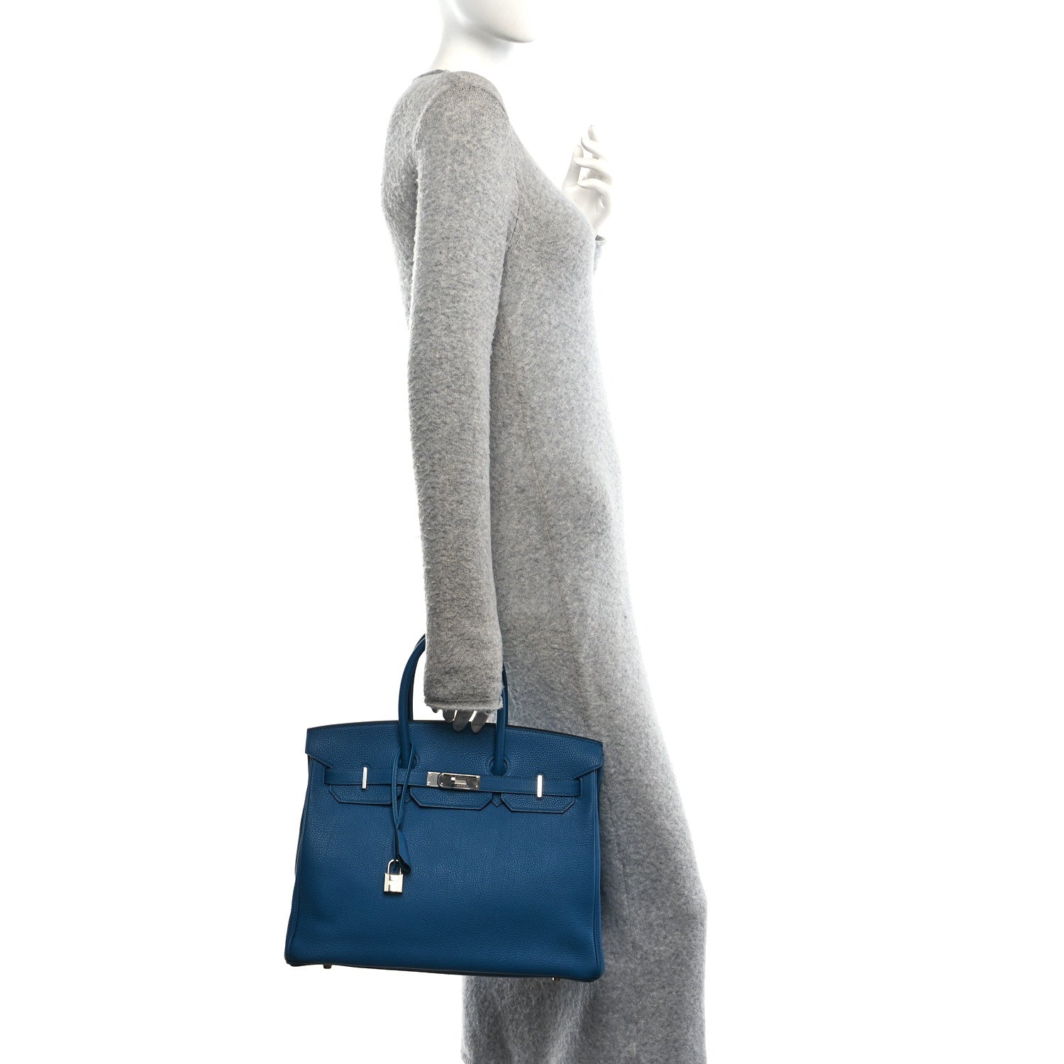 Togo Birkin 35 Bleu Izmir