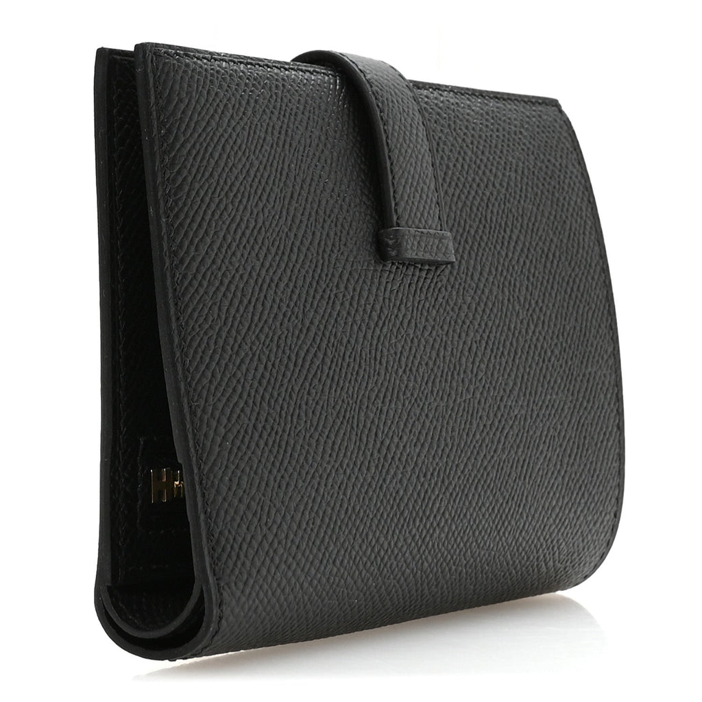 Epsom Bearn Compact Wallet Black