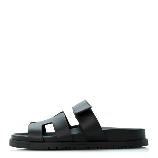 Calfskin Womens Chypre Sandals Black