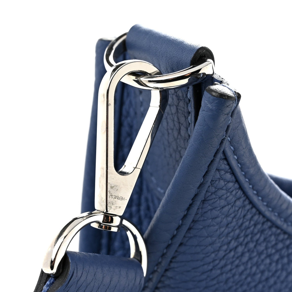 Taurillon Clemence EVELYNE III PM  Bleu Agate