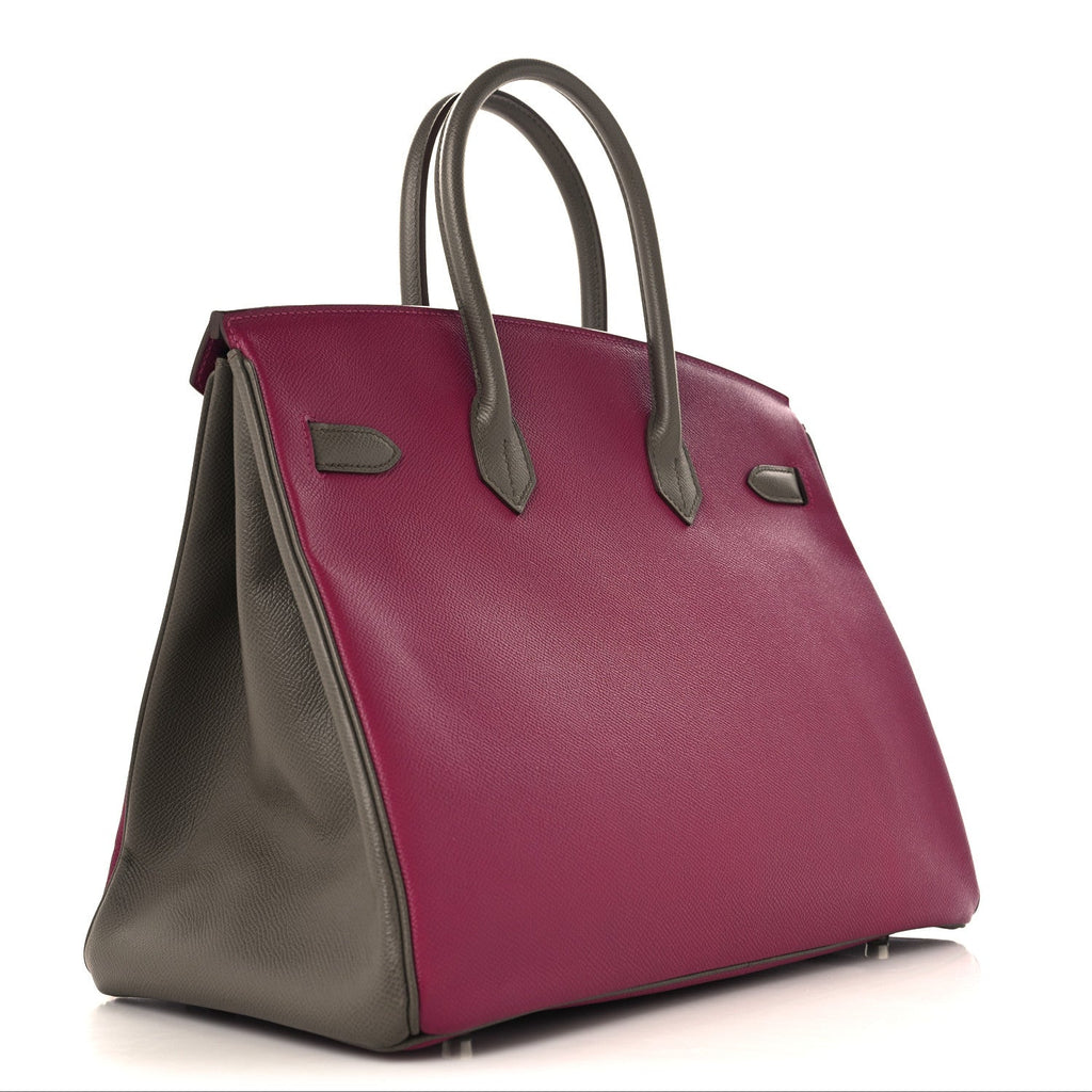 Epsom Horseshoe Birkin 35 Etain Tosca
