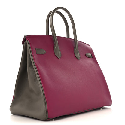 Epsom Horseshoe Birkin 35 Etain Tosca