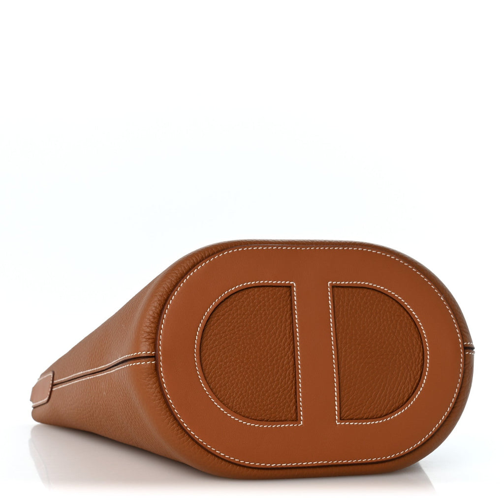 Taurillon Clemence Swift In-The-Loop 23 Bag Gold