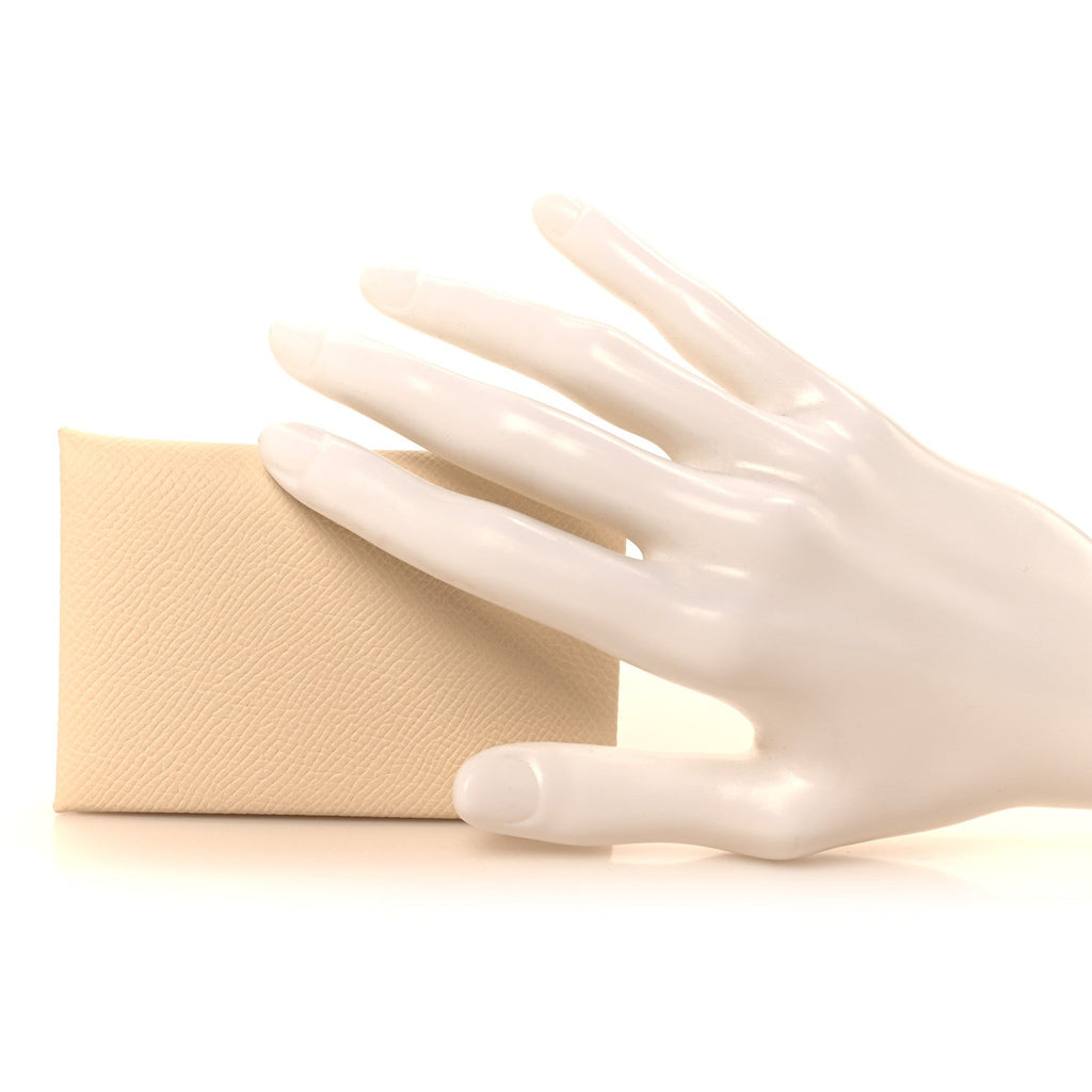 Epsom Calvi Card Case Craie