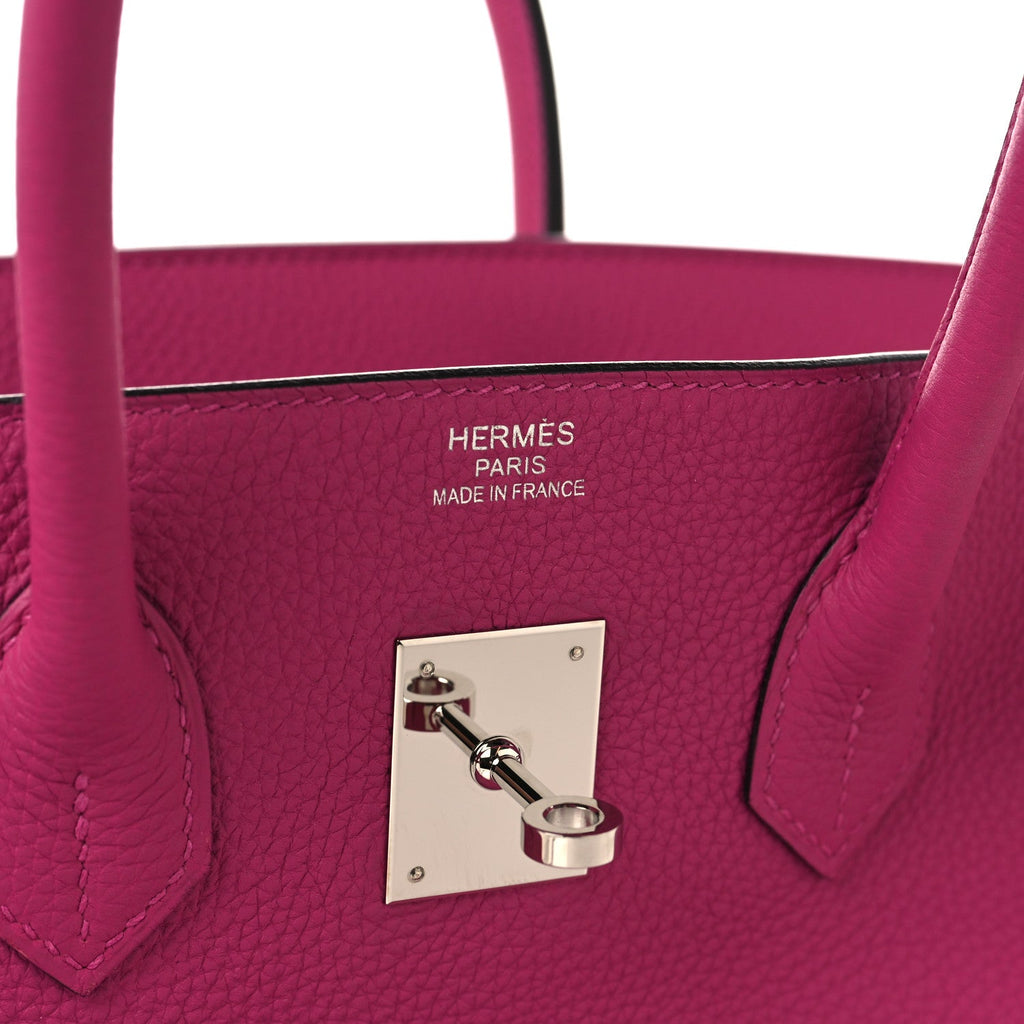 Togo Birkin 35 Rose Pourpre