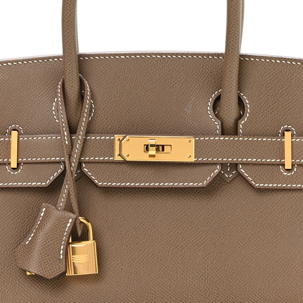 Epsom Birkin 30 Etoupe