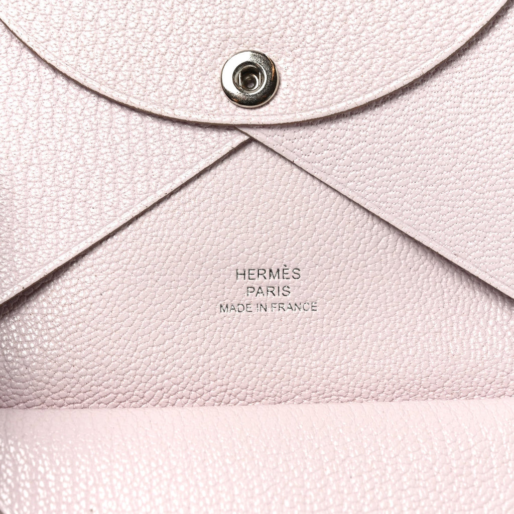Chevre Mysore Calvi Duo Card Case Mauve Pale