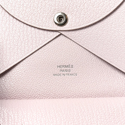 Chevre Mysore Calvi Duo Card Case Mauve Pale