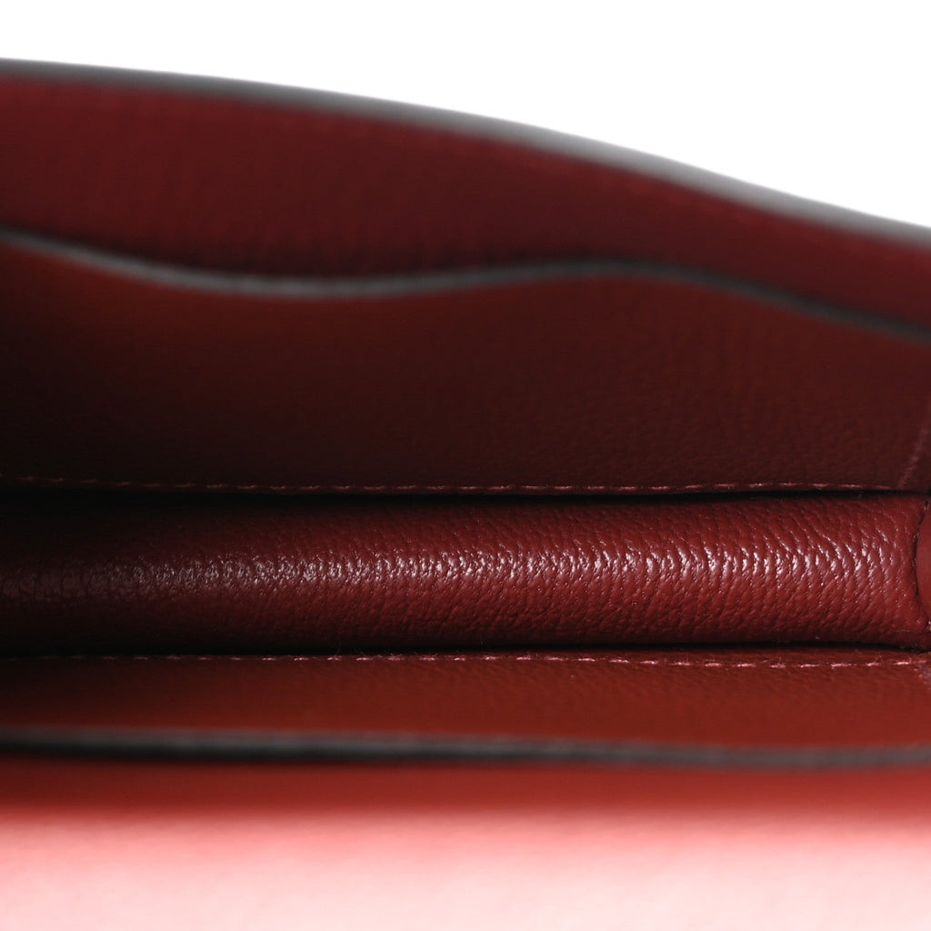 Evercolor Constance Slim Wallet Rouge H