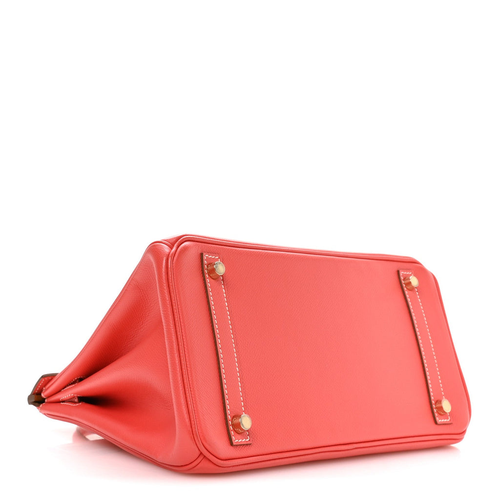 Epsom Candy Birkin 30 Rose Jaipur Gold