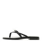 Calfskin Miss Sandals 37 Black