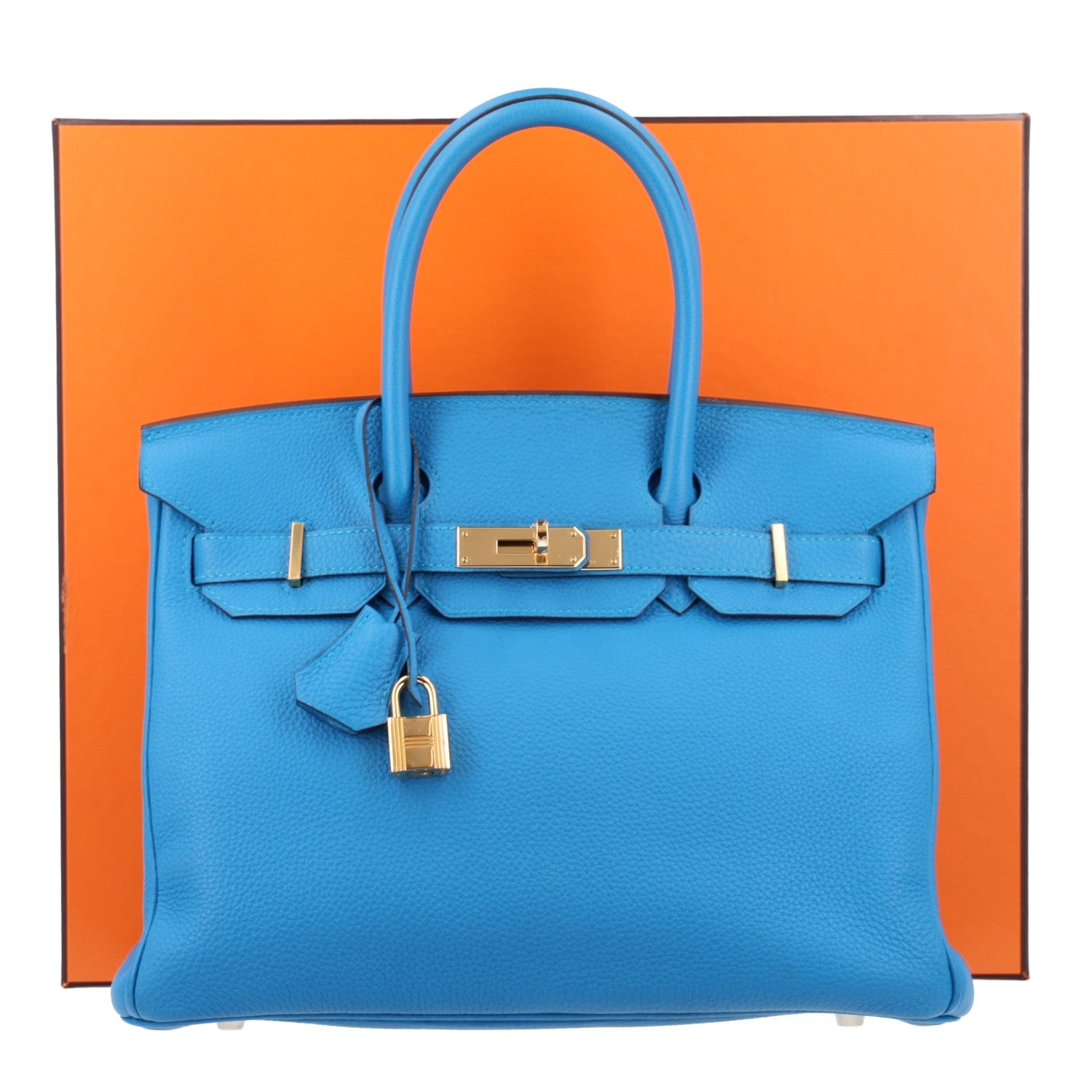Togo Birkin 30 Bleu Zanzibar