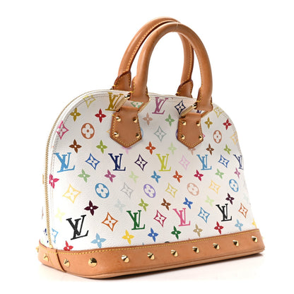 Monogram Multicolor Alma PM White