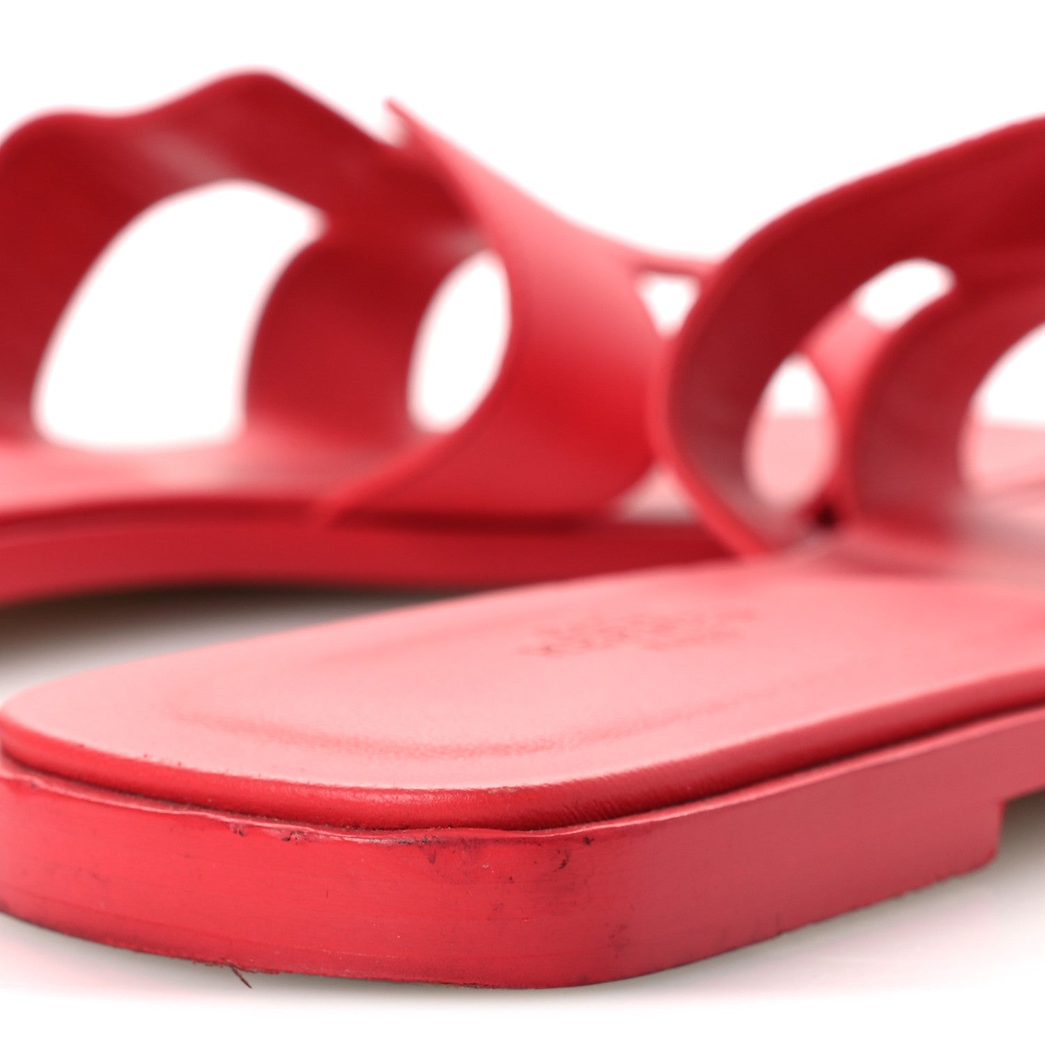 Box Calfskin Oran Sandals 39 Rouge Jaipur